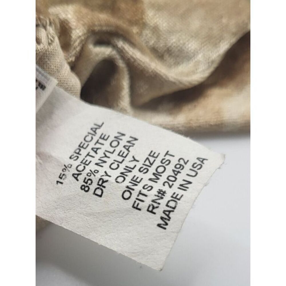 La Casia Made in USA Velvet Gloves Floral Earth Tones - Picture 4 of 4